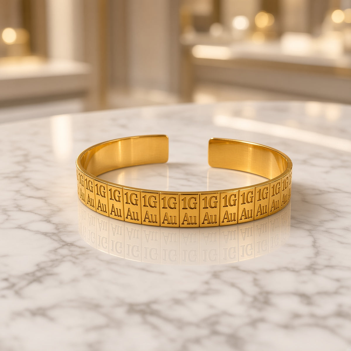 Gold cuff - wearable bullion