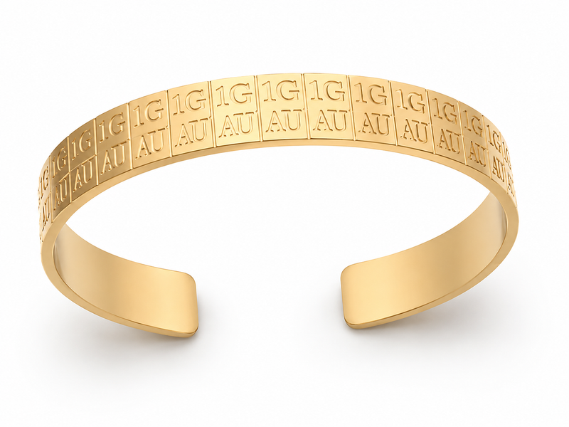 Gold cuff - wearable bullion