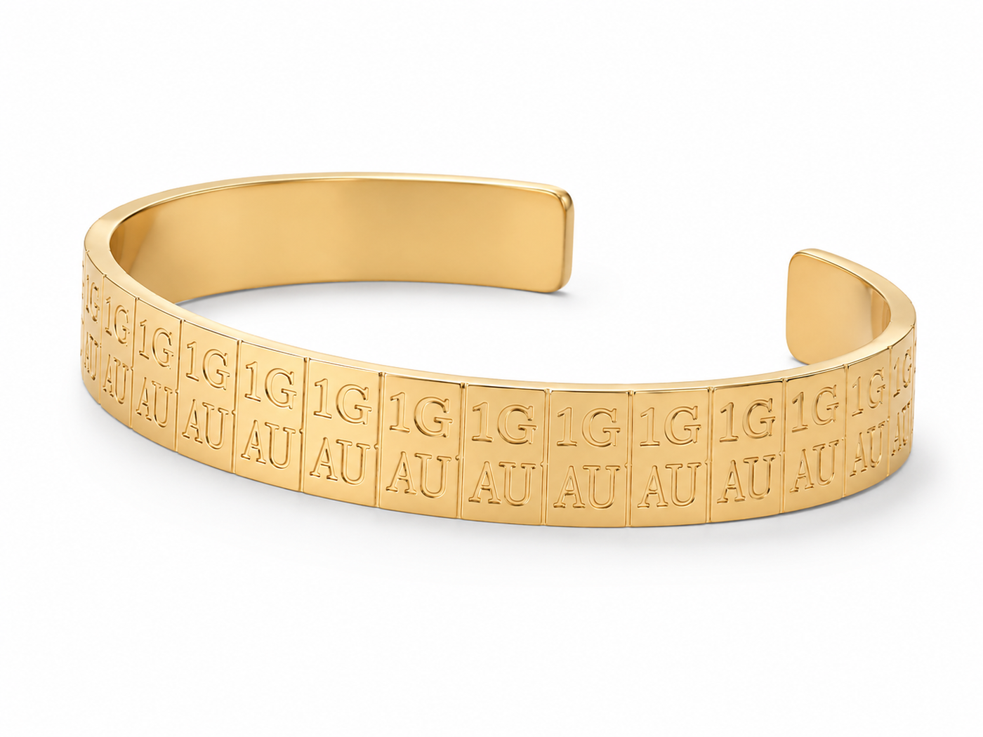 Gold cuff - wearable bullion