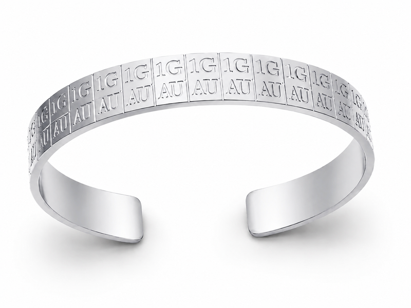 Platinum cuff - wearable bullion